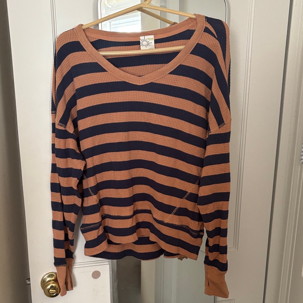Aerie Offline Striped Knit Top
